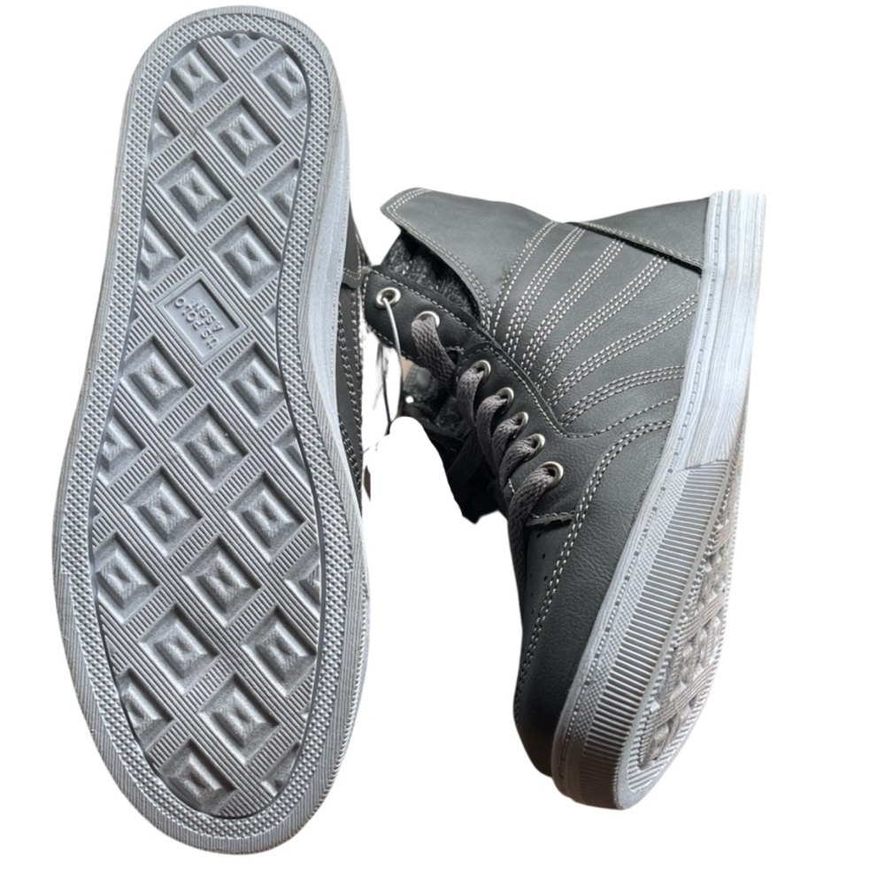 Grey high top sneaker 7.5 NWOT US Polo Assn